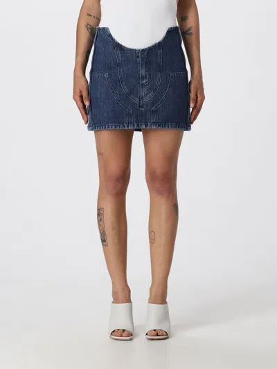 OFF-WHITE DENIM SKIRT,383444009