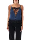 Off-white Off White Top In Deep Blue