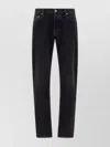 Off-white Regular Jeans With Tapered Cut