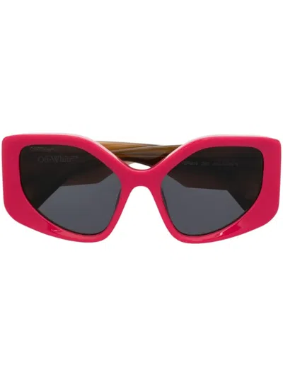 Off-white Af Denver Sunglasses In Cherry Dark Grey