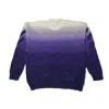 Off-white Diag Arrow Brushed Knit Crewneck Purple