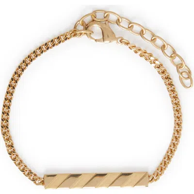 Off-white Diag Bracelet In Brown