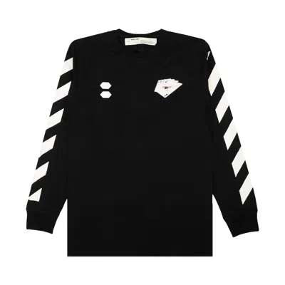 Pre-owned Off-white Diag Hand Card T-shirt 'black'