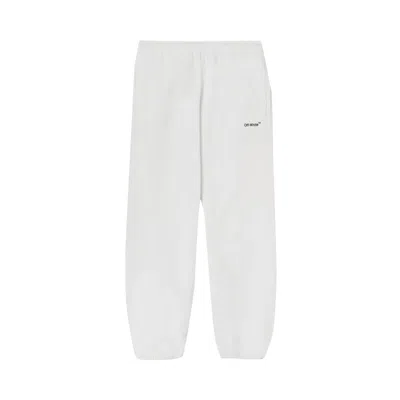 Pre-owned Off-white Diag Helvetica Slim Sweatpant 'white/black'
