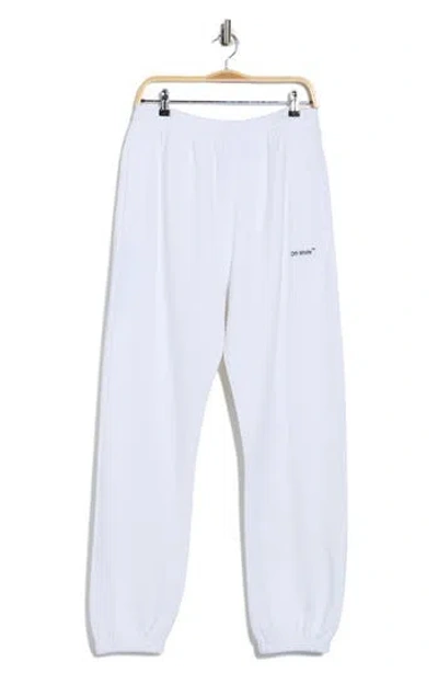 OFF-WHITE OFF-WHITE DIAG HELVETICA SLIM SWEATPANTS