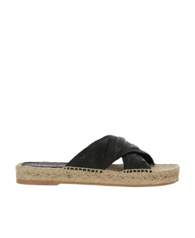 Off-white Diag Lea Criss-cross Espadrilles In Black