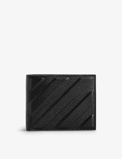 Off-white Offwhite Black No Color Diag Leather Wallet