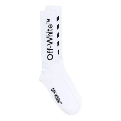 Off-white Diag Mid Length Socks 'white Black'