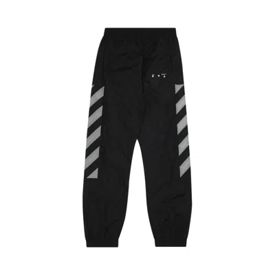 Pre-owned Off-white Diag Nylon Trackpant 'black/limestone' | Men's Size Xs