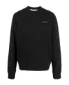 Off-white Unfinished 3m Arrow Crew Neck Sweater In Black