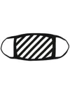 Off-white Black White Diag Stripe Mask