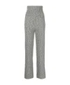Off-white Diag-print Knitted Trousers In Gray