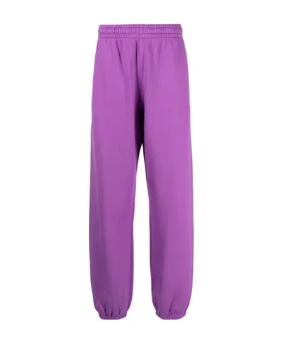 Off-white Diag-print Slouchy Track Pants In Purple
