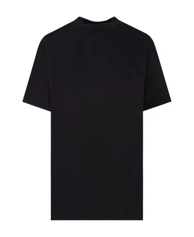 Off-white Diag-print T-shirt In Black