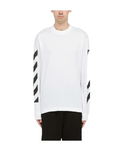OFF-WHITE DIAG-PRINT T-SHIRT