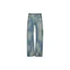 Off-white Blue Diagonal Raw Patch 90s Skate Jeans