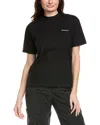 Off-white Diagonal Logo Cotton Graphic T-shirt In Black