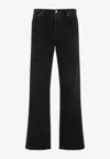 Off-white Diag Relaxed Jeans In Black