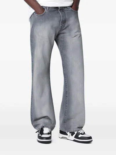 OFF-WHITE DIAG RELAXED JEANS