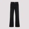 Off-white Padded Straight-leg Trousers In Vintage Black