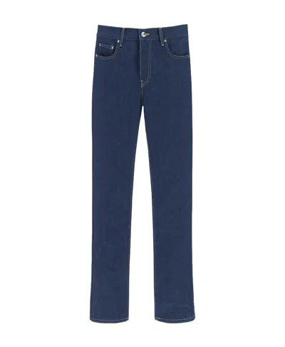 Off-white Diag Slim-fit Jeans In Blue