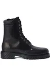 Off-white Off White Anfibi In Black
