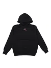 Off-white Diagonal Splat Logo Hoodie In Black