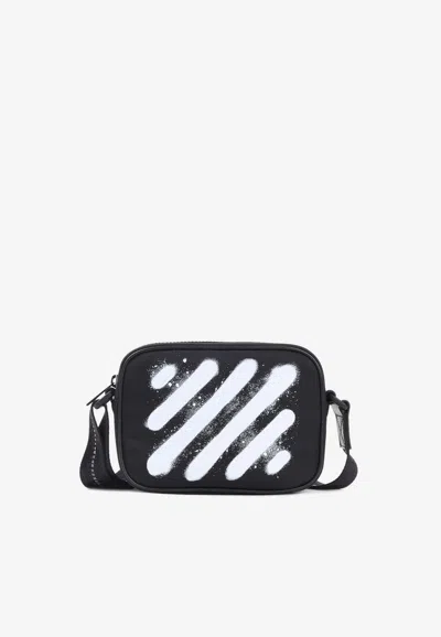 OFF-WHITE DIAG SPRAY NYLON CAMERA BAG