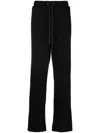Off-white Diag-stripe Cotton Track Pants In Black