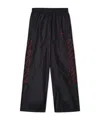 Off-white Black Outl Diag Nyl Track Pants In Black
