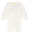 Off-white Diag-stripe Knitted Set In White