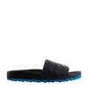 Off-white Man Sandals Black Size 5 Textile Fibers In Black