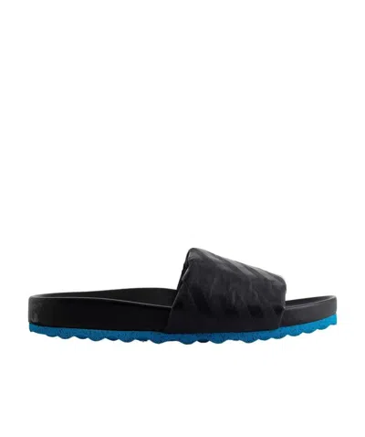Off-white Man Sandals Black Size 5 Textile Fibers