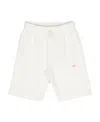 Off-white Diag-stripe-print Cotton Shorts In White