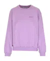 Off-white Diag-stripe Print Sweatshirt In Purple