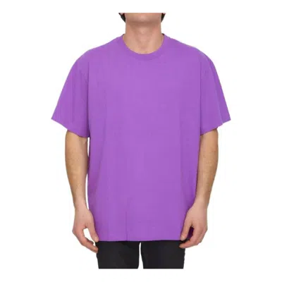 Off-white Diag Tab Over Short-sleeve Tee 'orchid' In Purple