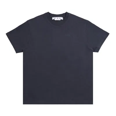 Pre-owned Off-white Diag Tab Over Short-sleeve Tee 'outer Space' In Blue