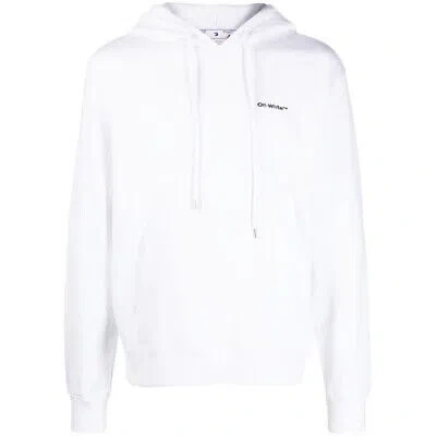 Pre-owned Off-white Diag Wave Outline White Hoodie