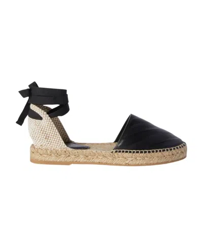 Off-white Diag Wraparound Espadrilles In Nude