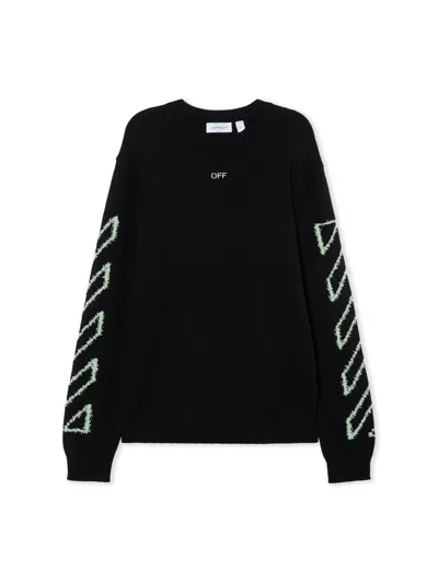 Off-white Sweater Men In Black