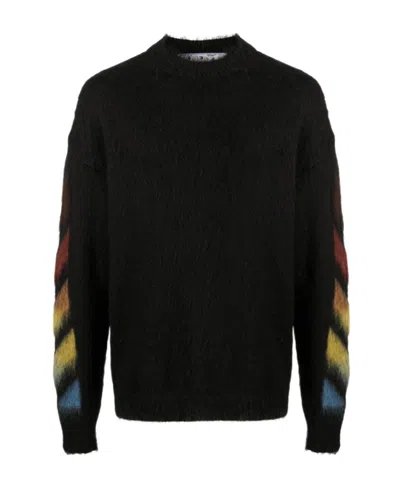 OFF-WHITE DIAGONAL ARROWS KNITTED JUMPER