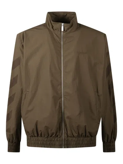 OFF-WHITE DIAGONAL BOMBER JACKET