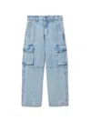 Off-white Bookish Diag Jeans In Blue