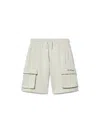 Off-white Diagonal Bookish Sweat Shorts In Grey
