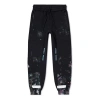 Off-white Diagonal Galaxy Brushed Sweatpants In Black