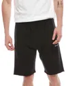 Off-white 'spray Arrow' Black Shorts With Logo Lettering On The Front And Logo Print On The Rear In Black