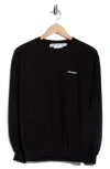 Off-white Diagonal Logo Crewneck Sweatshirt In Multi