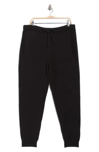 Off-white Diagonal Outline Knit Pants In Black