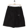 Off-white Diagonal Outline Track Shorts In Black