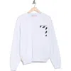 Off-white Marker Logo-print Sweatshirt In White